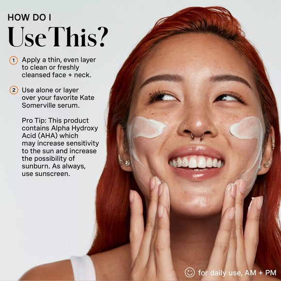 KATE SOMERVILLE ExfoliKate Glow Moisturizer, NEW - Picture 7 of 8